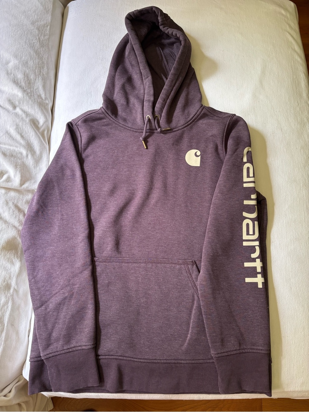 Carhartt Women’s Fleece Lined Hoodie - Plum - Size M, (8-10)